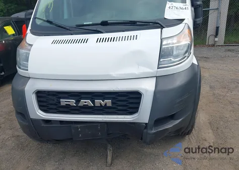 2022 Ram Promaster 2500 High Roof 159 Wb из США, поврежденный, VIN 3C6LRVDG3NE134417